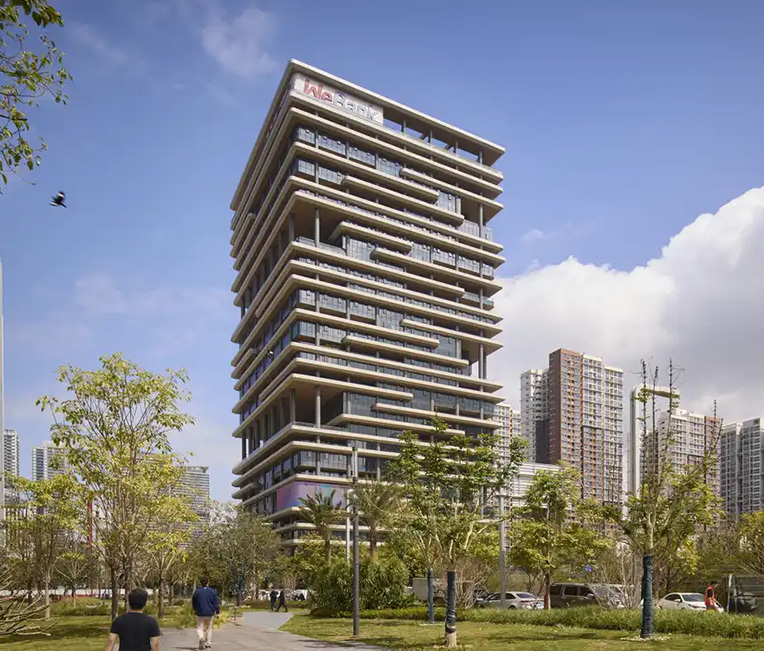 Budova ústředí Shenzhen Webank