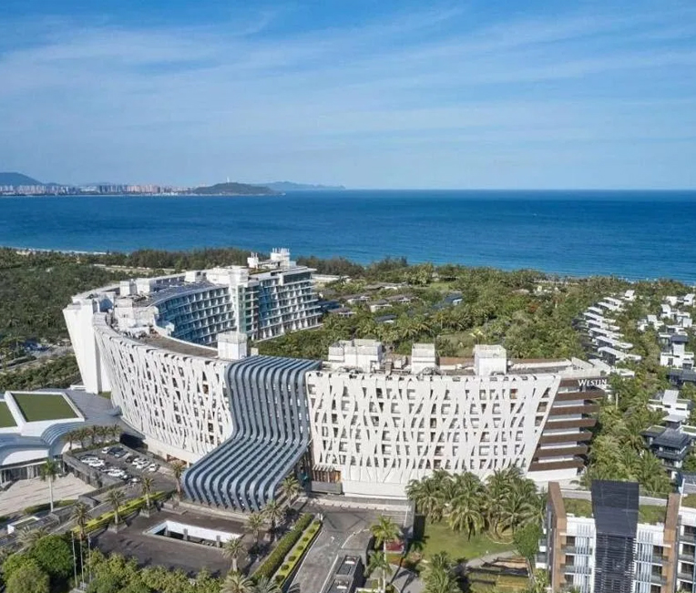 Projekt ocelové konstrukce hotelu Westin Hainan